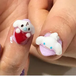ネイル 渋谷/チップ長さ出し 👑アプレgel-xのネイルデザイン