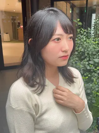 ミディアム GIEN 末吉 海斗のヘアスタイル