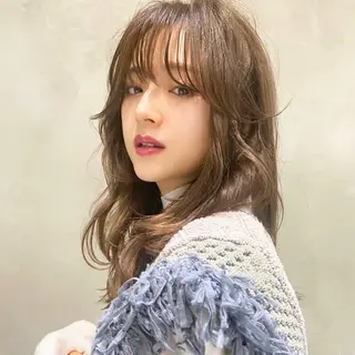 セミロング カラー パーマ ヘアアレンジ メンズ キッズ ネイル マツエク・マツパ アイブロウ 丁寧なカウンセリング 🌿Chiemi🌿のヘアスタイル
