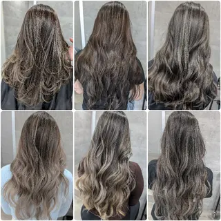 セミロング ミルクティー特化 🌈島内　琢真🌈のヘアスタイル