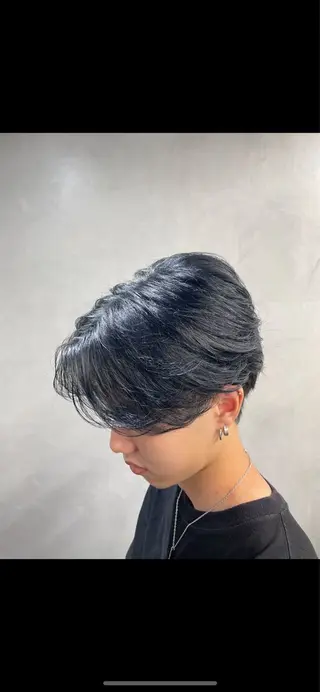 ミディアム カラー ヘアアレンジ メンズ fifth 石川 凪のヘアスタイル