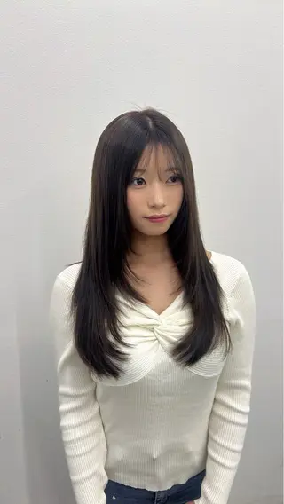 セミロング 縮毛矯正/髪質改善 きょーいち☝‪‪のヘアスタイル