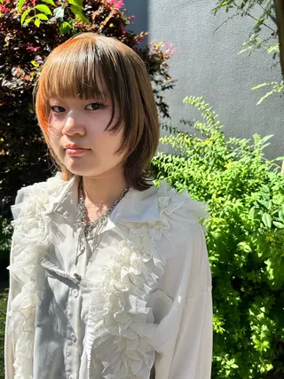 ミディアム うる艶髪💛ྀི/ハ イトーン🌻/リンカのヘアスタイル