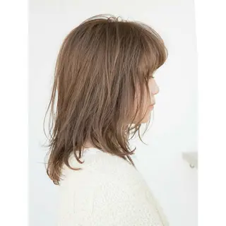 ミディアム 永野 良一のヘアスタイル