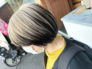ミディアム カラー JowA✂︎ 目片夏実のヘアスタイル