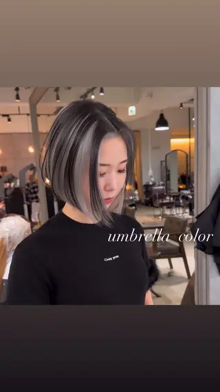 ショート カラー 💜ハイトーン💛 マジカルかいちゃんのヘアスタイル