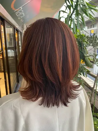 ミディアム シャローネ池袋 【れいな】のヘアスタイル