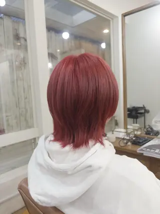 ミディアム カラー メンズ SHO 👻原宿 /艶カラーのヘアスタイル