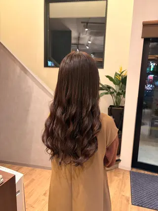 ロング パーマ 安倍 辰哉のヘアスタイル