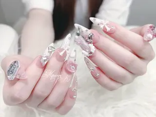 ネイル MoMoA Nail ネイル長さ出し専門店のネイルデザイン