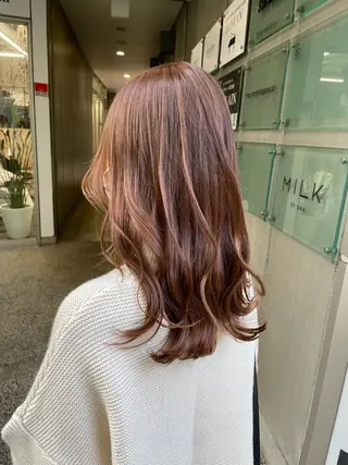 セミロング カラー 🌈レイヤーカット/ /吉田悟志🌈のヘアスタイル