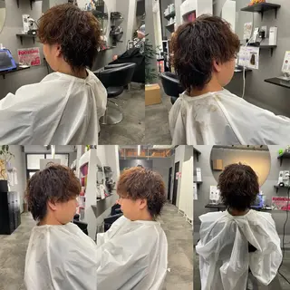 パーマ メンズ 🌹ミラクル美容師 🌹くっぽのヘアスタイル