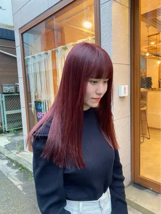 ロング カラー MORISHITA HARUKAのヘアスタイル