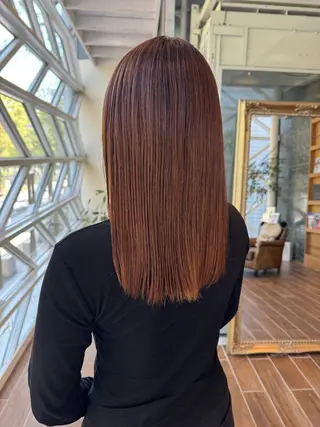 ロング パーマ 村上 輝のヘアスタイル