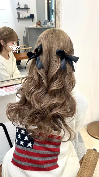 ヘアアレンジ Yuui🩰梅田/ アレンジ/艶感カラーのヘアスタイル