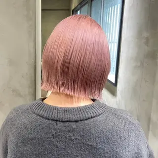 ショート カラー Koko . 🤍ボブ ✧*。のヘアスタイル