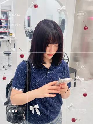 カラー 🍒暖色ダブルカラー /FUKA🍒のヘアスタイル
