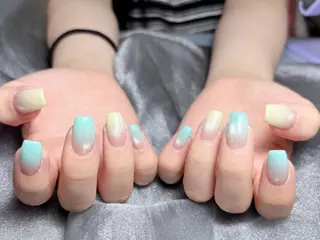 ネイル H3 Nail Tsuki🦋💙のネイルデザイン