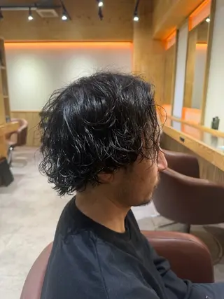 カラー パーマ メンズ パーマ特別価格🔥 宇宙のヘアスタイル