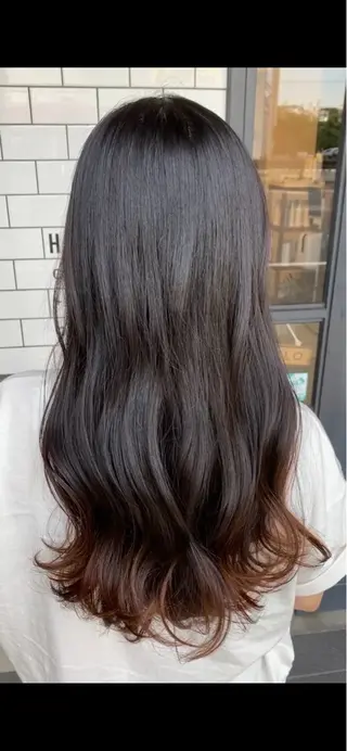 ロング カラー 伊東 隼太朗のヘアスタイル
