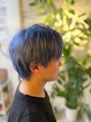 ショート カラー メンズ 長濱 俊のヘアスタイル