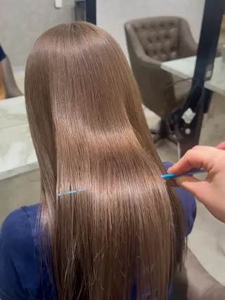 ロング カラー 色落ちまで盛れる 💟まなみのヘアスタイル