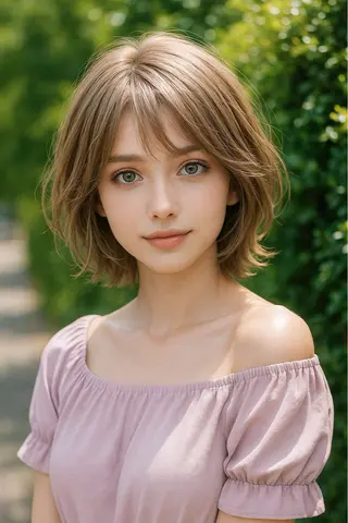 ミディアム カラー パーマ さく/髪質改善× 縮毛矯正/町田のヘアスタイル