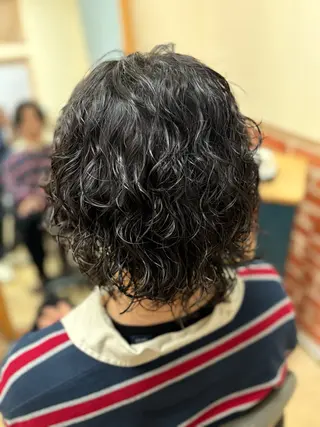 ショート パーマ メンズ hair salon　k2のヘアスタイル