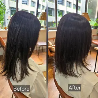 ミディアム 銀座knoll🌿 【平日朝限定cut】のヘアスタイル