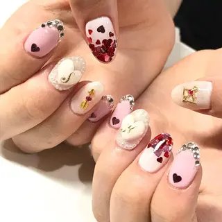 ネイル 渋谷/チップ長さ出し 👑アプレgel-xのネイルデザイン