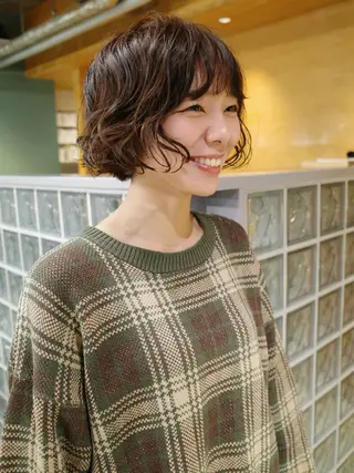 ミディアム オオバ リュウ /ショート、ボブ推しのヘアスタイル