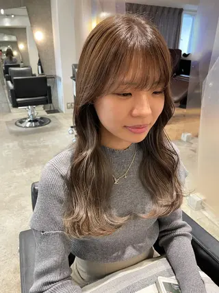 セミロング カラー STUD YUKIのヘアスタイル