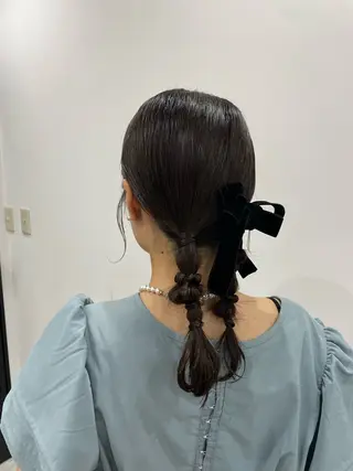 ヘアアレンジ ニシザカ マナのヘアスタイル
