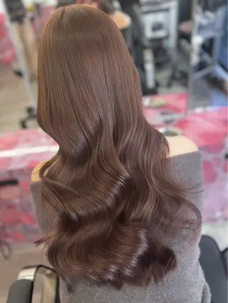 ロング カラー 💍モテる艶髪 透明感カラー💖のヘアスタイル