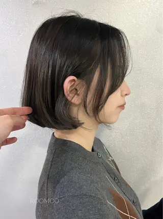 ショート 韓国ボブ/ハッシュ カットKIRAのヘアスタイル