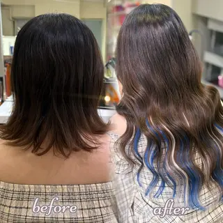 ロング カラー 新宿/艶カラー 🎀韓国ヘアKANAのヘアスタイル