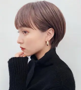 ショート カラー パーマ ヘアアレンジ 艶髪/髪質改善/縮毛 masae🌼のヘアスタイル