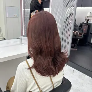 セミロング 🍀yuria/ハイ トーン/ペールカラーのヘアスタイル