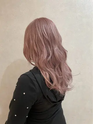 セミロング カラー 山口 留奈のヘアスタイル