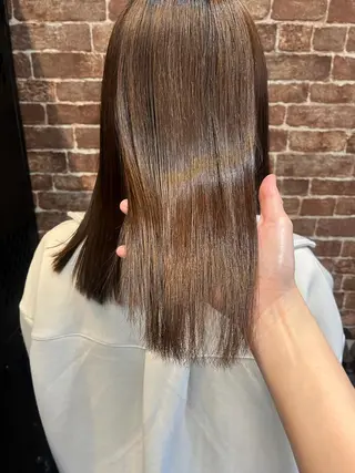 セミロング カラー パーマ ヘアアレンジ メンズ キッズ ネイル マツエク・マツパ 久木原 ゆりのヘアスタイル