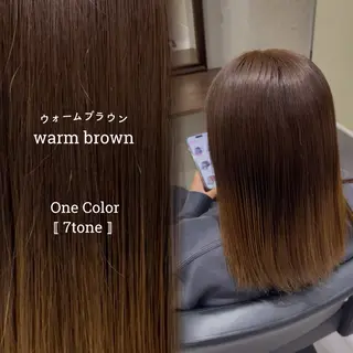 カラー 末永 柚芽花のヘアスタイル