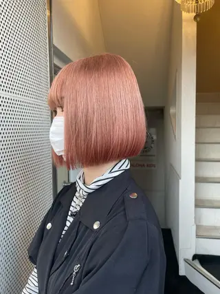 ショート カラー ヘアアレンジ 安田和洋 ブリーチカラー特化のヘアスタイル