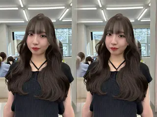 ロング カラー 村上 大武のヘアスタイル