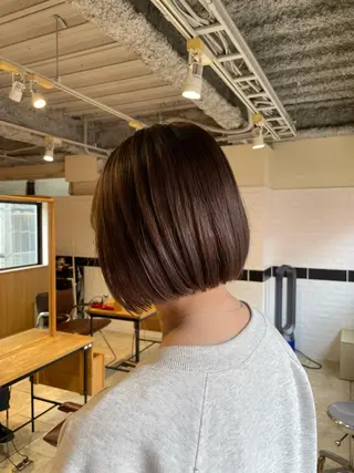 ショート カラー レイヤー／髪質改善／ 銀座／CHIEのヘアスタイル