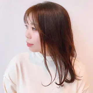 ロング カラー 中川 竜誠のヘアスタイル
