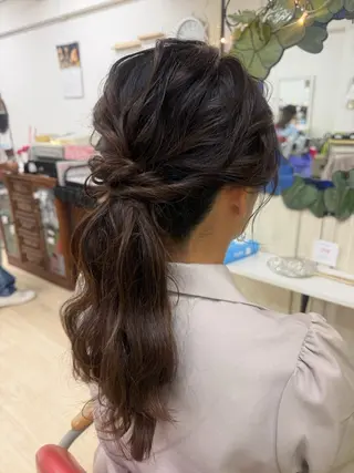 ヘアアレンジ ヘアーアレンジ 新橋銀座、着付けのヘアスタイル