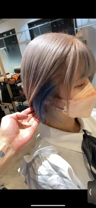 ショート カラー ♡レイヤーカット れお♡のヘアスタイル