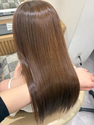 ロング 浦和うる艶 縮毛矯正⭐️セナ🎀のヘアスタイル