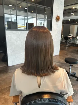 セミロング 山本 悠理のヘアスタイル
