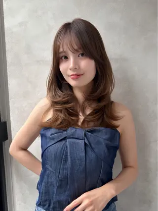 セミロング ブリーチなしダブル 🪄🎀RIOのヘアスタイル
